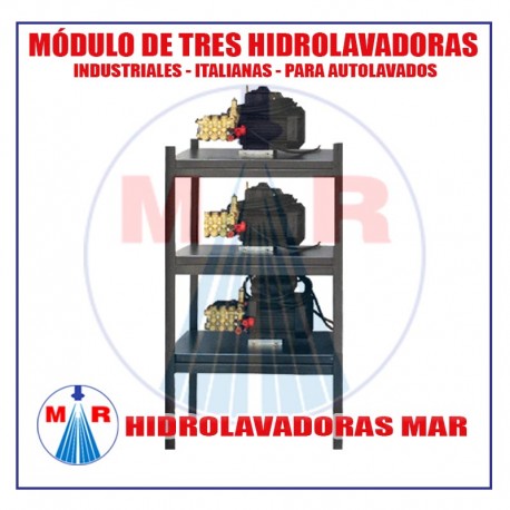 MODULO PARA TRES HIDROLAVADORAS