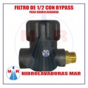 FILTRO PARA HIDROLAVADORA DE 1/2" CON BYPASS